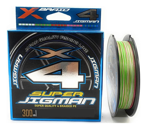 Linha Pesca Ygk X-braid Super Jigman X4 3 40lb 300m 60067