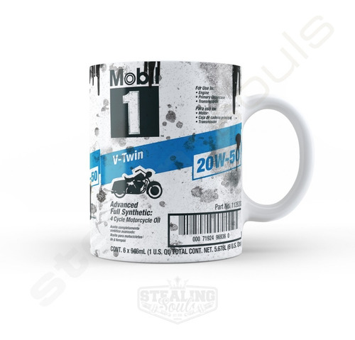 Taza Fierrera - Mobil 1 Motor Oil Can #02 | Aceite / Retro