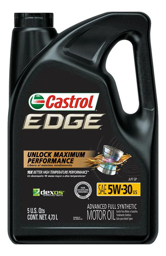 Aceite Sintetico Castrol Edge 5w30 5qt 4.73l