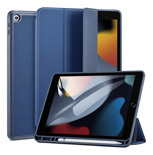 Smart Case Para iPad 7gen 10.2 A2197 A2198 A2200 Portalápiz