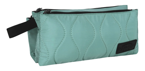 Estuche Escolar Celerio Ondas Dirty Menta Head