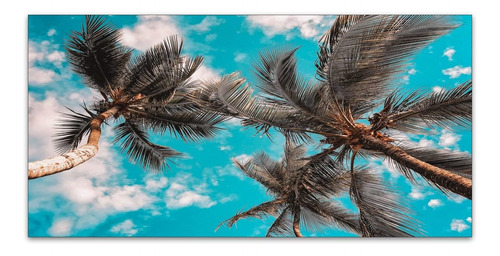 Blue Sky Cloud Palm Tree Light Estuche Eliminate Harsh