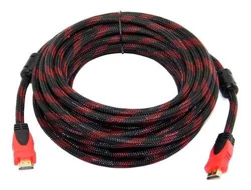 Cable Hdmi 10 Metros Mallado 1080p Full Hd Tv Doble Filtro