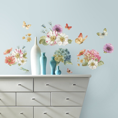 Vinilo Decorativo Pared [1jd6dk3k] Flores