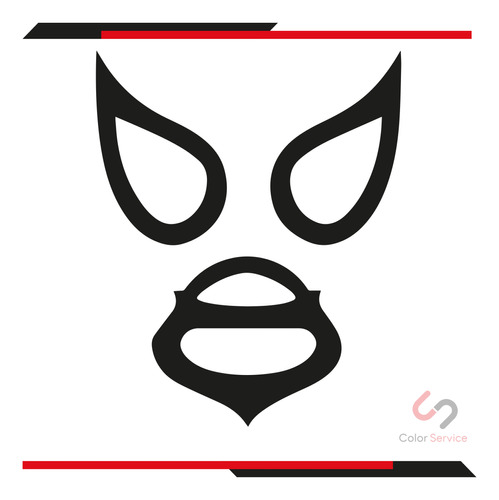 Calca Sticker Mascara Del Santo  Reflejante Para Auto