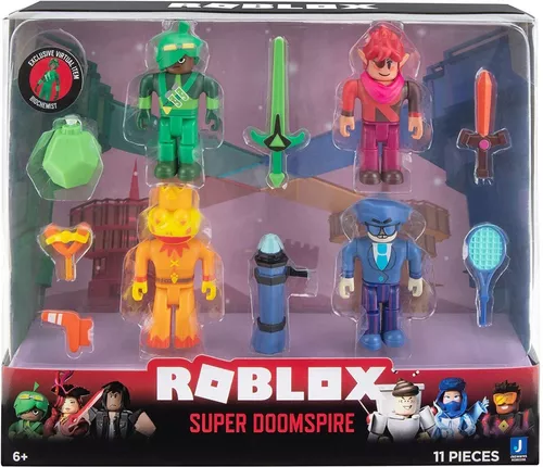 Kit Turma do Roblox Rosto 7 Personagens e Letra R / 5,5cm Game