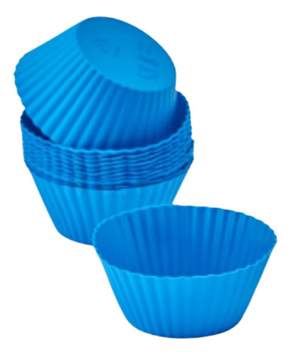 Pirotines Para Cupcakes Muffins Colores Surtidos Pack X 12