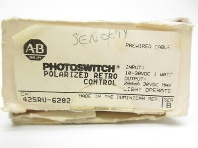 Allen Bradley 42sru-6202 Ser. B 10-30vdc (gy/bl) Nsmp