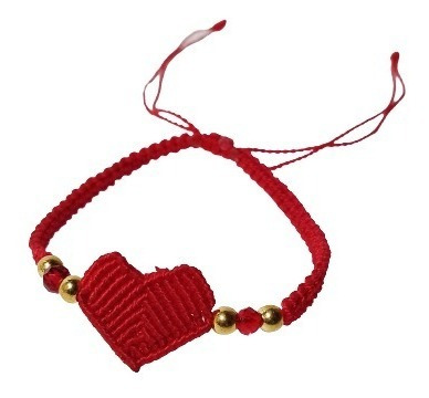 Pulsera Corazon Tobillo Mano Goldjewel Ajustable Echa A Mano