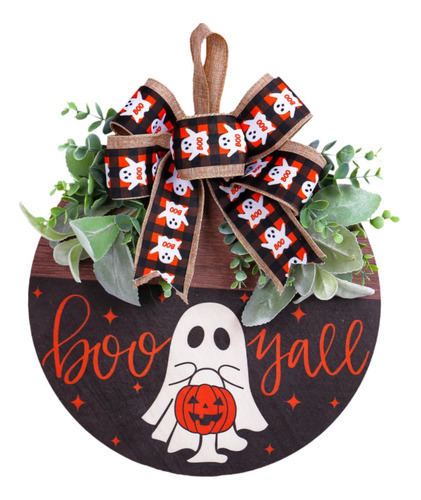 Letrero Colgante De Madera De Halloween, Letrero Decorativo