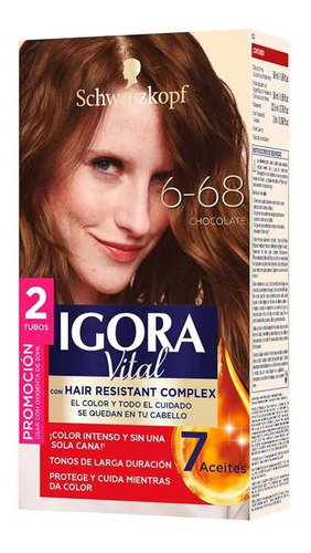 Igora Vital 6-68 Chocolate 2 Tubos