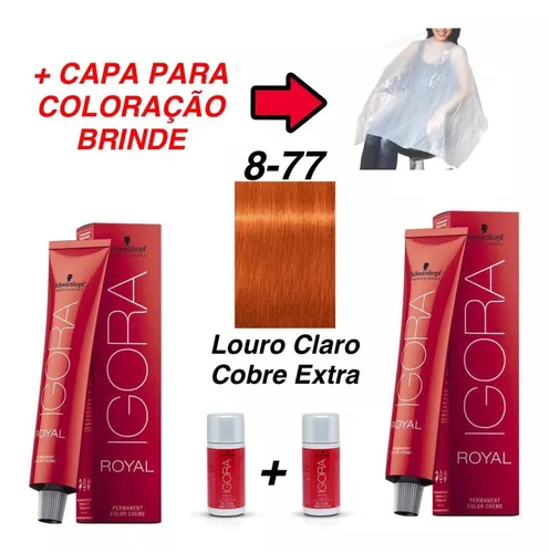 Schwarzkopf Igora Royal 8-77 Louro Cobre Extra - Melhor Preço Aqui