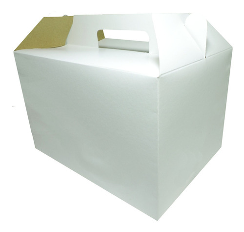 Cajita Feliz Cfz4 X 10u Packaging Desayuno Blanco Madera