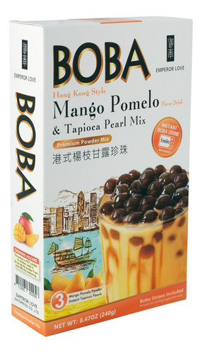 Tapioca Instantánea Sabor Mango Latte, Emperor Love, 240 G