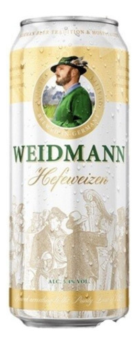 Cerveza Alemana Weidmann Hefeweizen 500ml