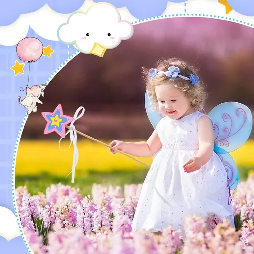 Kit De 57 Varitas De Hada De Princesa Estrella, Haz Tu Propi