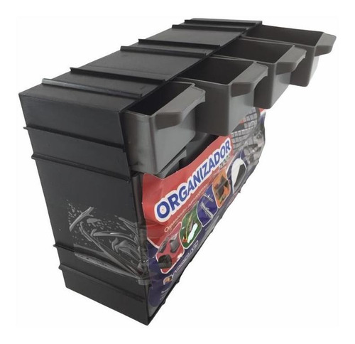 Imagem 2 de 6 de Organizador Modulavel 16 Gavetas 21x70x15cm Empilhável K7337