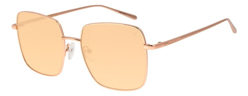 Óculos De Sol Feminino Color Match Banhado A Ouro Rosé