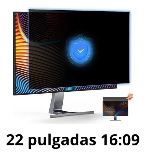 Imagen 1 del producto Lámina Antiespía Para Monitor 22 Pulgadas 16:09 Negro