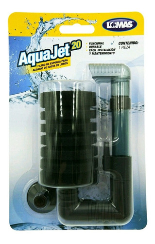 Filtro De Esponja Aquajet 20 Para Acuarios