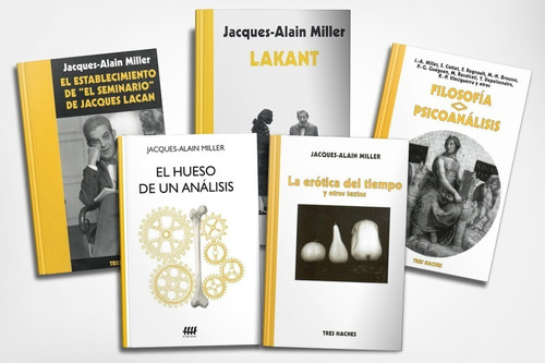 Combo Jacques Alain Miller Psicología Psicoanálisis (th)