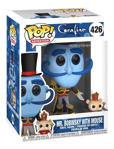 Funko Pop Coraline Mr Bobinsky 426 Original Pop Scarlet Kids