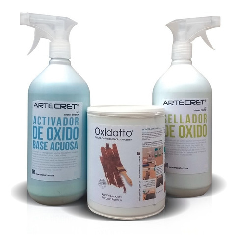 Oxidatto Kit Completo 7m2 Revestimiento Óxido | Artecret