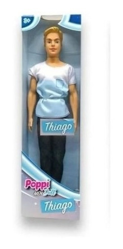 Muñeco Thiago Tipo Ken - Poppy Doll 6523- Original Edu Full