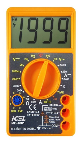 Multímetro Digital Icel Md-1001