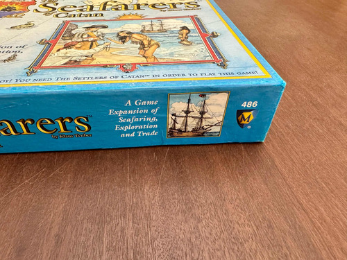 Jogo Seafarers Of Catan C/ Expansão Para 6 Jogadores Usado