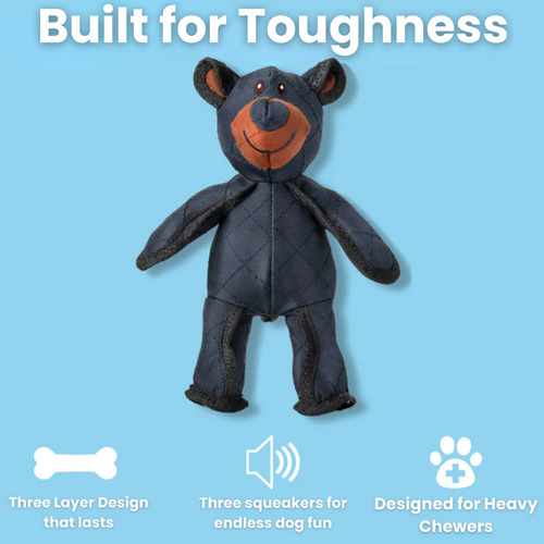 - Juguete Para Masticar Indestructible Unbreakable Bear Pet