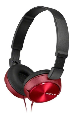 Imagen 1 de 2 de Audífonos Sony ZX Series MDR-ZX310 red