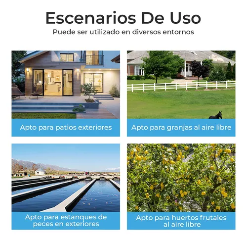 Cámara De Seguridad Exterior Wifi 2mp 1080p 36luces