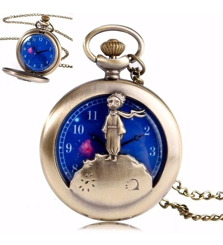 Reloj Dije El Principito Tipo Bolsillo De Colección