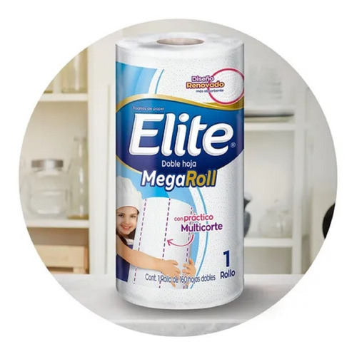Servitoalla Cocina 1 Rollo Extra Absorción Mega Roll Elite