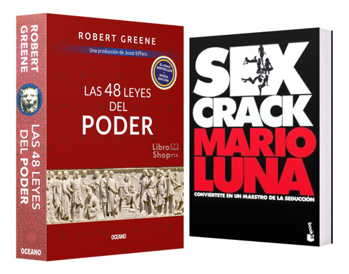 48 Leyes Del Poder R + Sex Crack Mario Luna Pack 2 Libros