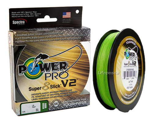 Linha Shimano Power Pro Super 8 Slick V2 0,15mm - 150 Metros