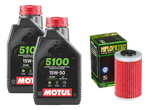 Kit Service Ktm Duke 200 250 390 Motul Hiflo Gaona Motos