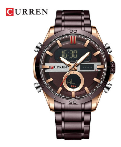 Reloj Curren 8384gbk Bronce Hombre