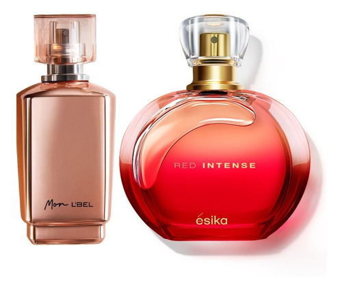 Perfume Mon Lbel + Red Intense Esika D - mL a $1175