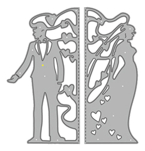 Troqueles Para Cortar Metal Con Marco De Boda Para Novio, Ju