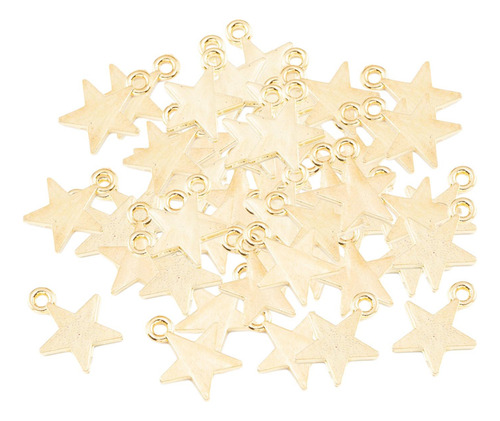 5 Paquete De 2-6 50x Dijes De Estrella De Cinco 5 Piezas
