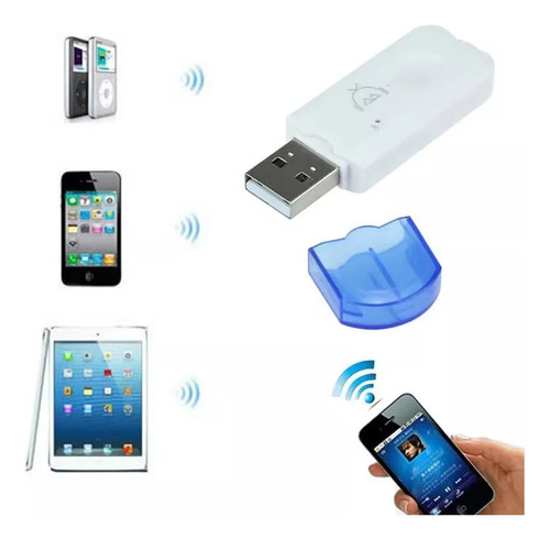 Receptor Adaptador Usb Wireless Dongle Bluetooth Para Carro