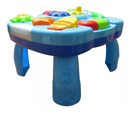 Imagen 2 de 8 de Mesa Mesita Musical Bebe Con Luces Y Sonidos Del Mar