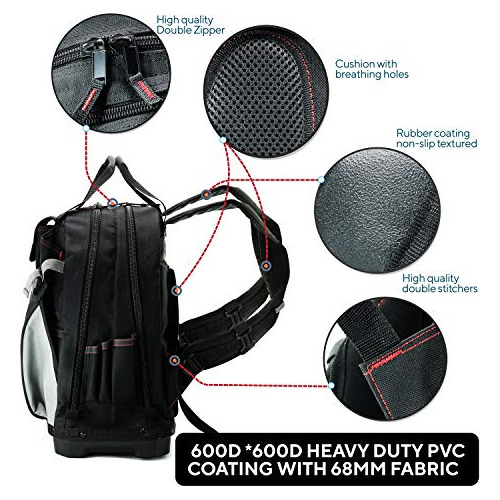 Mochila Herramientas De Servicio Pesado Parte Inferior ...
