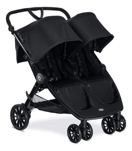 Britax B-lively Carriola Doble, Negro (raven), 1 Unidad (paquete De 1)