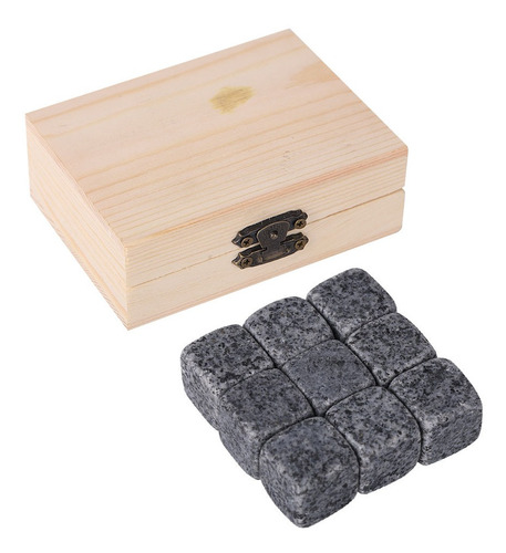 Juego De 9 Piedras Para Enfriar El Vino Y El Whisky