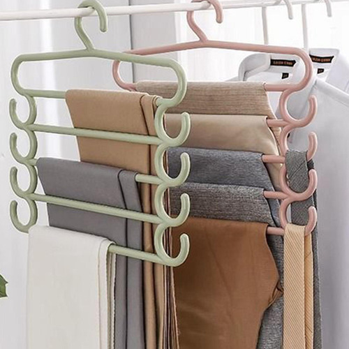 Perchas Para Pantalones Que Ahorran Espacio Estante Multifun