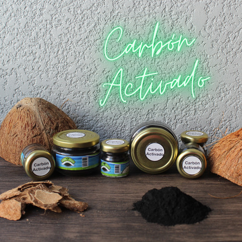 Carbon Activado De Coco. Productos Naturales Biso. 60g Tipo de piel Grasa