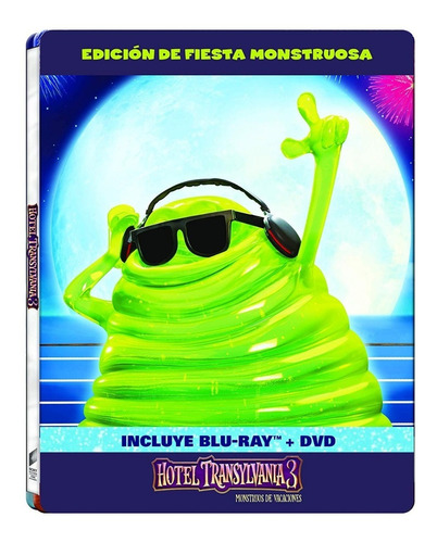 Hotel Transylvania 3 Tres Steelbook Pelicula Blu-ray + Dvd